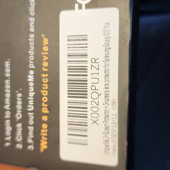 Tempered glass screen protector for Samsung Galaxy S10+ - Picture 6 of 8